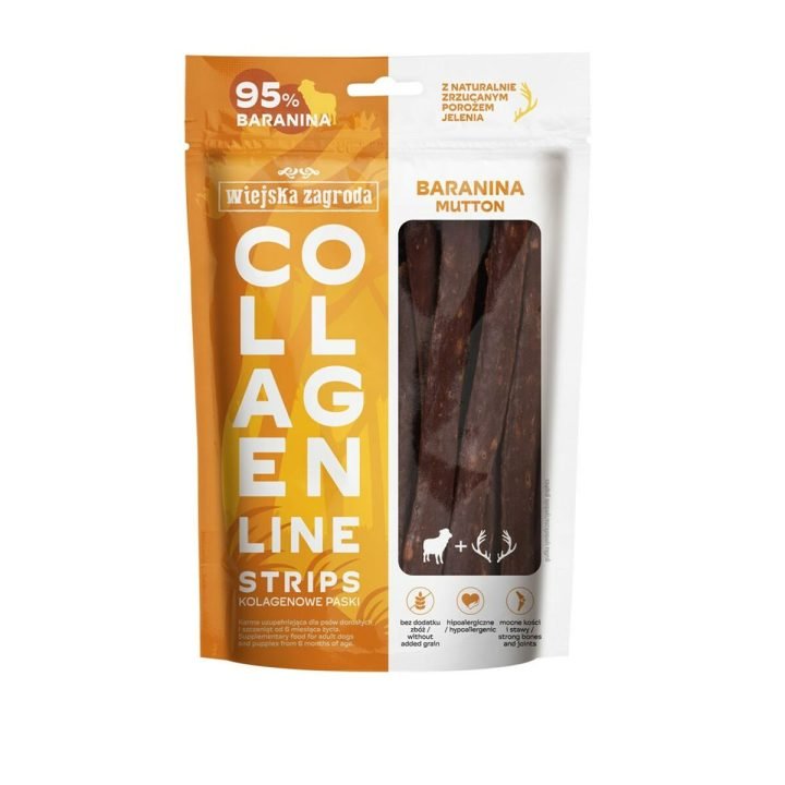 Maškrty pre psov WIEJSKA ZAGRODA Collagen Line