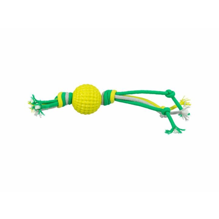 Hračky pre psy Trixie Polyester Prírodná guma Ø 9 × 44 CM