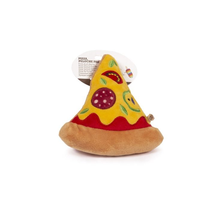 Plyšák pre psov Gloria Pizza Viacfarebná Polyester Polypropylén