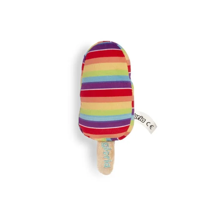 Plyšák pre psov Gloria RAINWBOW Biela Polyester Polypropylén