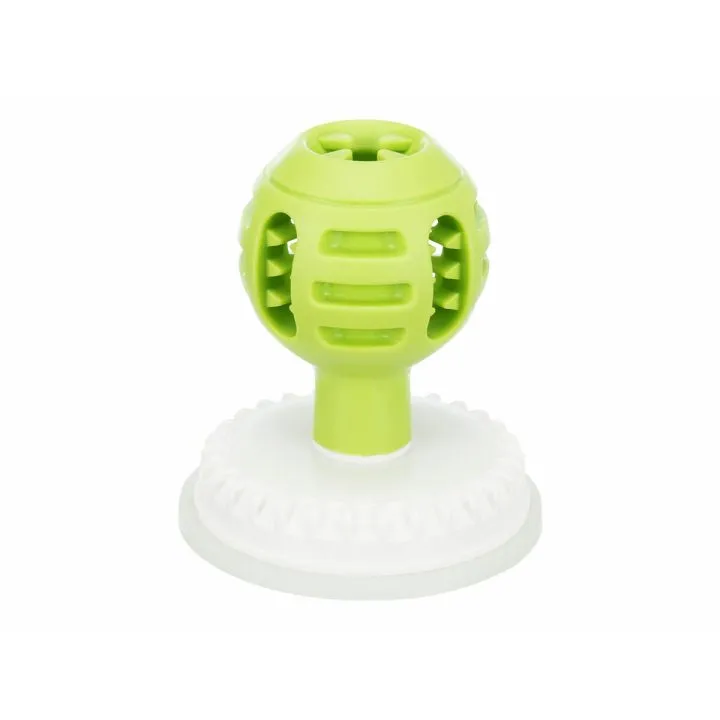 Lopta pre domáce zvieratá Trixie Lick'n'Snack Biela zelená Plastické TPR Ø 8/12 x 13 cm