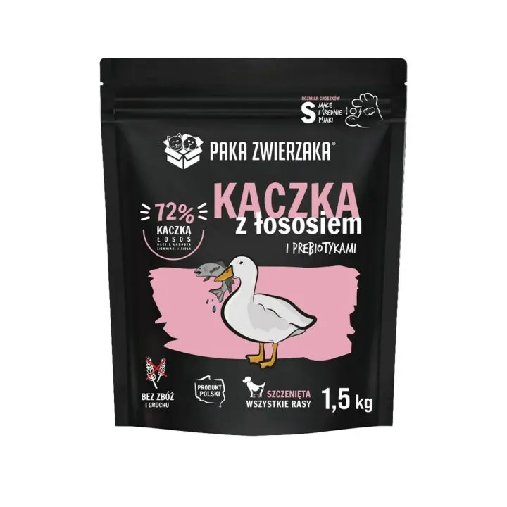 Krmivo Paka Zwierzaka Puppy Duck Kačica