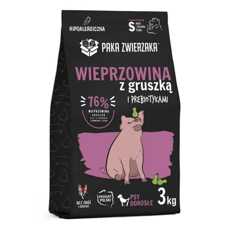 Krmivo Paka Zwierzaka Pork with pear Prasa