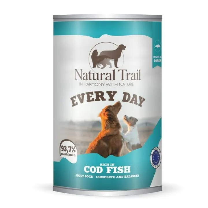 Mokré jedlo NATURAL TRAIL Every Day Rich in cod fish Ryby 400 g