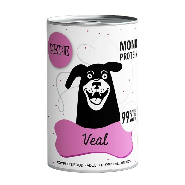 Mokré jedlo Paka Zwierzaka Pepe Veal Teľacie mäso 400 g