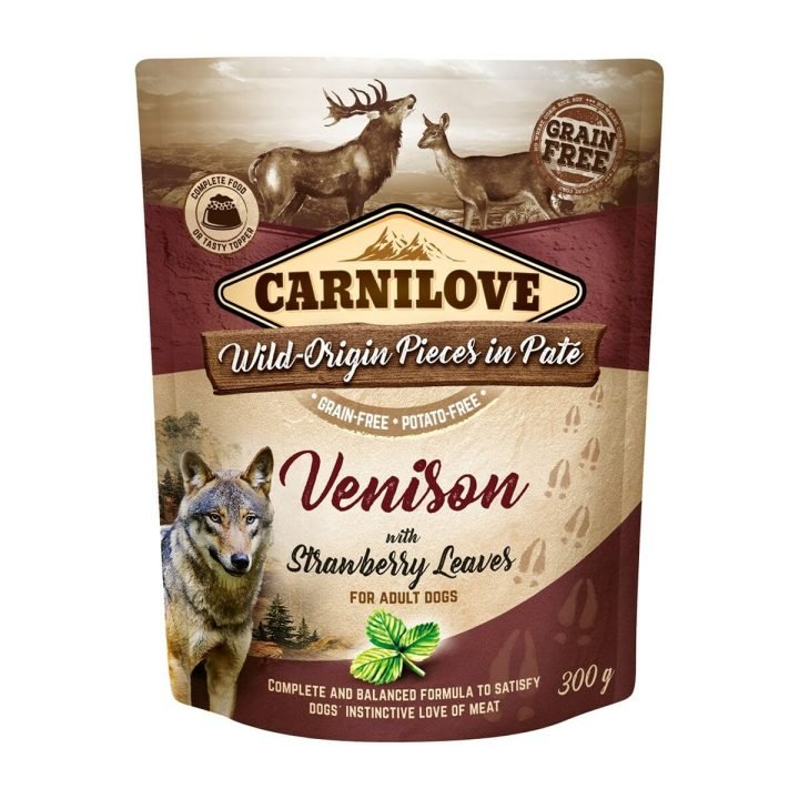 Mokré jedlo Carnilove Dog Pouch Jeleň 300 g