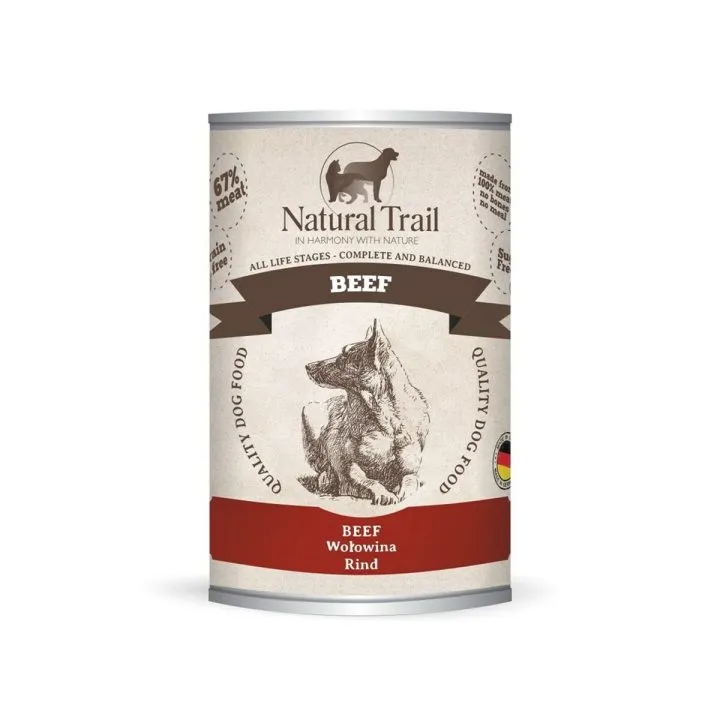 Mokré jedlo NATURAL TRAIL Hovädzie mäso