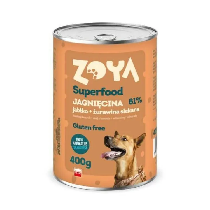 Mokré jedlo Zoya Superfood Lamb 400 g