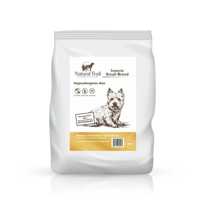 Krmivo NATURAL TRAIL Insect Small Breed Dieta Hipoalergénica 1,5 Kg