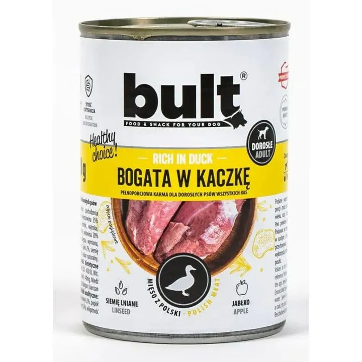 Mokré jedlo Bult Rich in duck Kačica 800 g