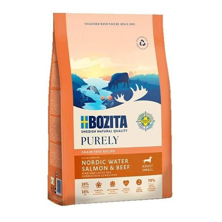Krmivo Bozita Purely Adult Small Salmon and beef Lososová 2,5 kg