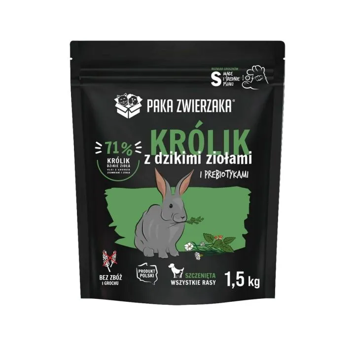 Krmivo Paka Zwierzaka Puppy Rabbit Králik