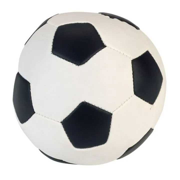 Hračky pre psy Kerbl Biela Čierna 11 cm Futbalová lopta