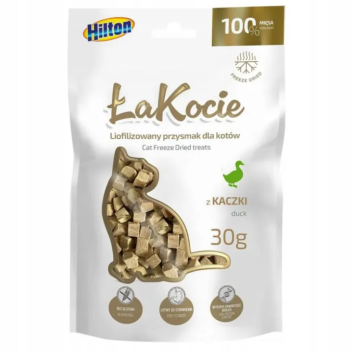 Krmivo Hilton Freeze dried duck Kurča 30 g