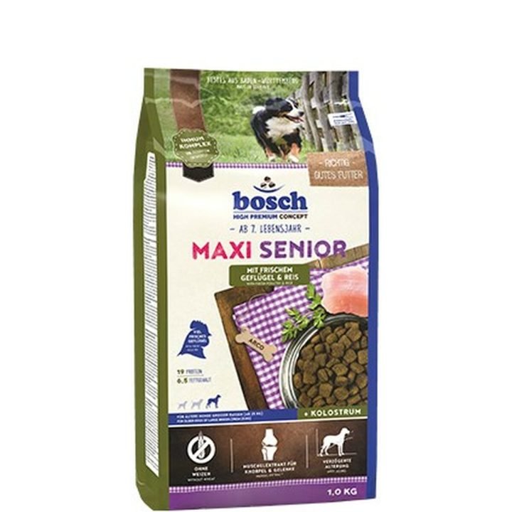 Krmivo BOSCH Maxi Senior Senior Kurča Ryža Vtáky 12,5 Kg 12,7 KG
