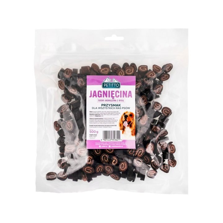 Maškrty pre psov Petitto Baránok 500 g