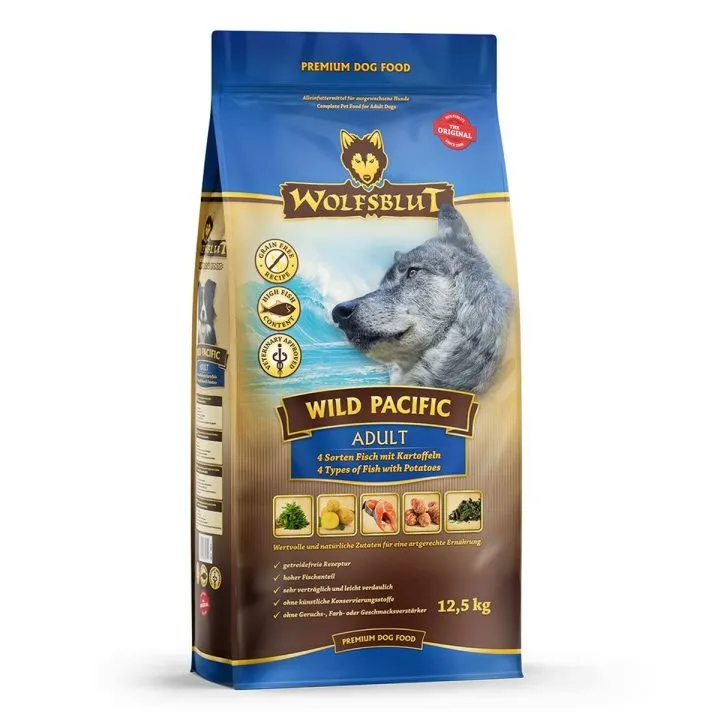 Krmivo Wolfsblut Dospelý Ryby Zemiaky 12,5 Kg