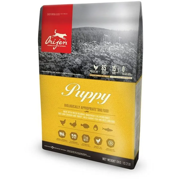 Krmivo Orijen Šteňa/junior Kurča Páv Ryby 6 Kg