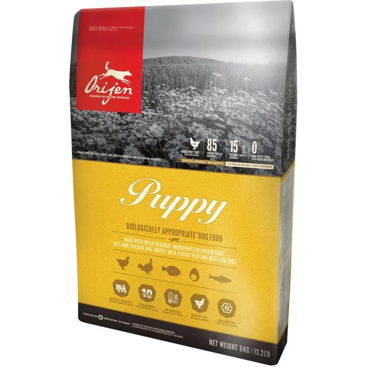 Krmivo Orijen Puppy Šteňa/junior Kurča Páv Ryby 11,4 Kg
