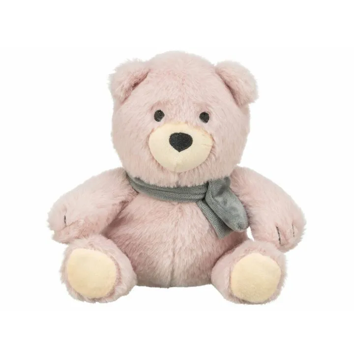 Plyšák pre psov Trixie Teddy Ružová Polyester Medveď 19 cm