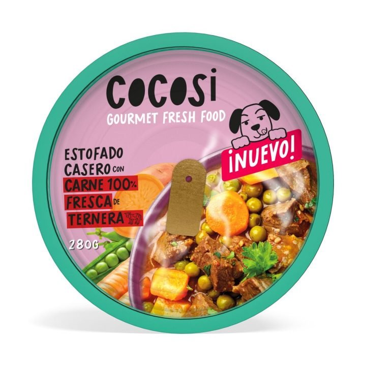 Mokré jedlo Cocosi ESTOFADO CASERO Hovädzie mäso 280 g 9 kusov