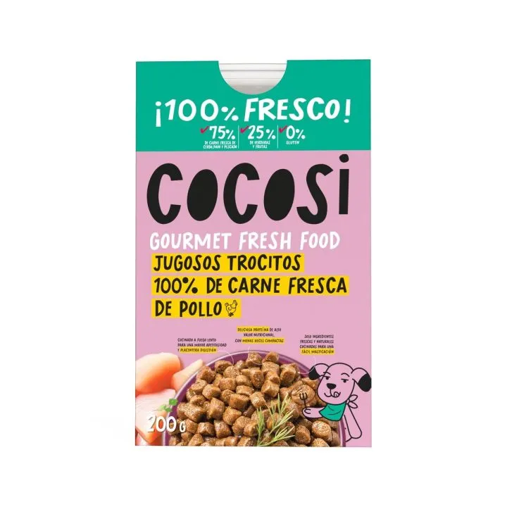 Mokré jedlo Cocosi Kurča 200 g 8 kusov