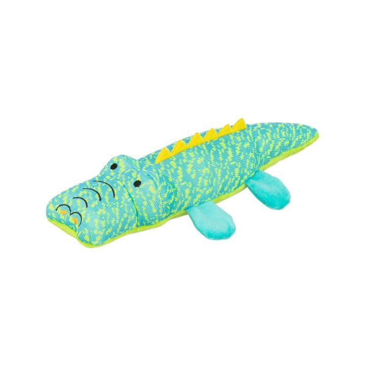 Plyšák pre psov Trixie Tyrkysový Krokodíl 33 cm Plyš