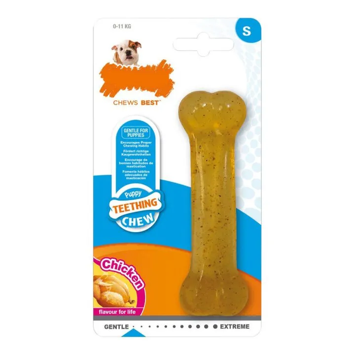 Hračka na žuvanie psa Nylabone Veľkosť Kurča Termoplast Šteniatka