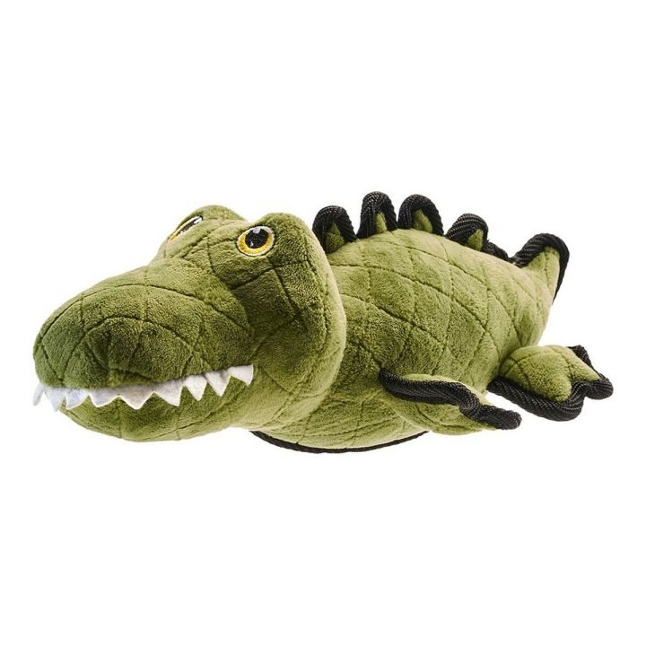 Plyšák pre psov Hunter Tough zelená Polyester Krokodíl 38 cm 27 cm