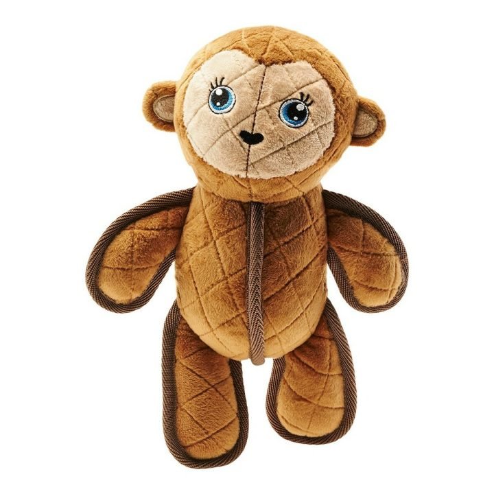 Plyšák pre psov Hunter Togh Toys Gaštanová Polyester opica 25 cm