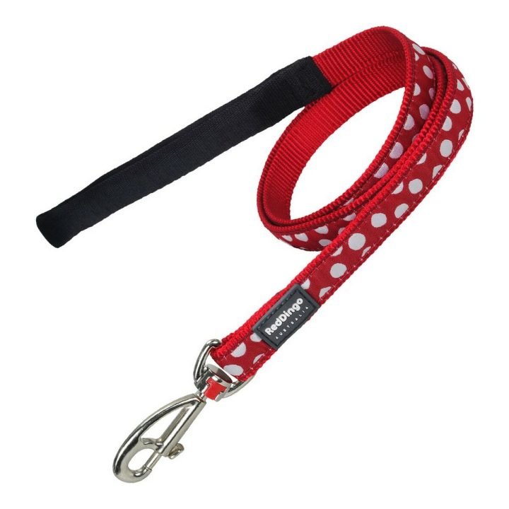 Vodítko pre psa Red Dingo Bodky