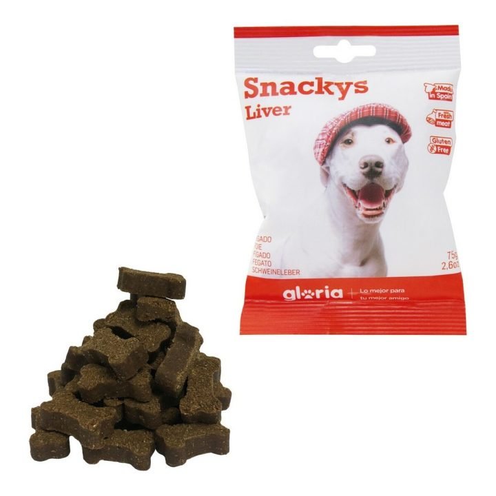 Maškrty pre psov Gloria Display Snackys Mäso Pečeň