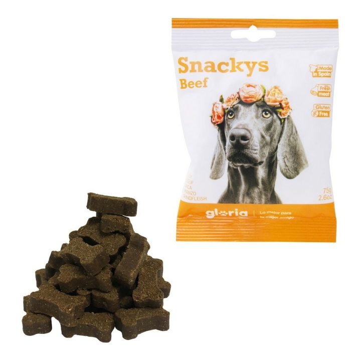 Maškrty pre psov Gloria Display Snackys Býk 30 x 75 g