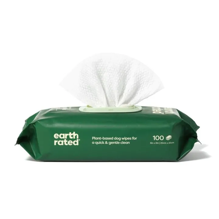 Vlhčené utierky pre domáce zvieratá Earth Rated Bez vône