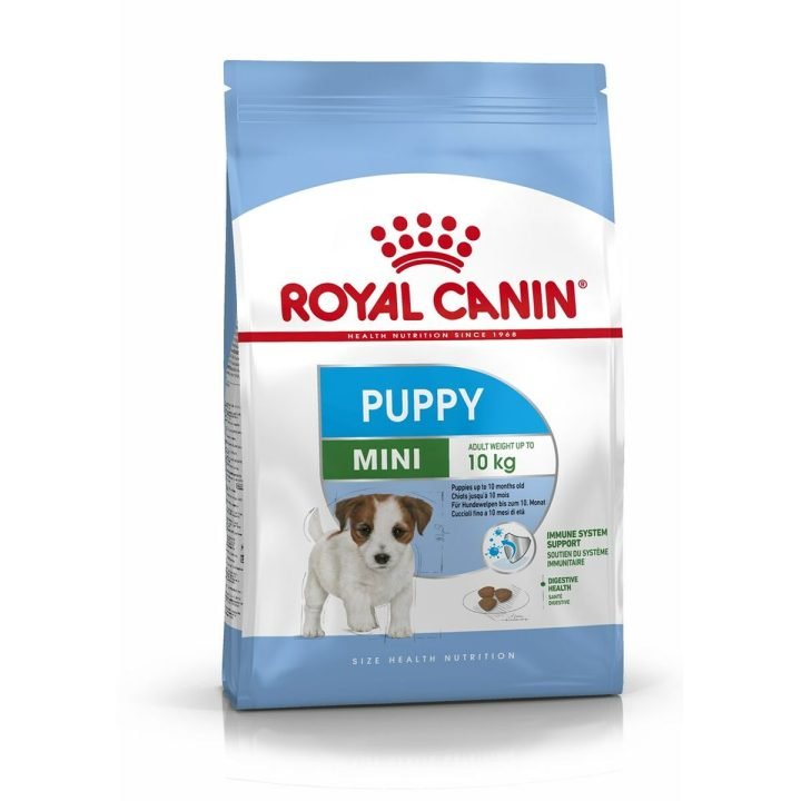 Krmivo Royal Canin Mini Šteňa/junior Teľacie mäso Vtáky Prasa 800 g
