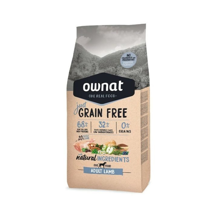 Krmivo Ownat Just Grain Free Adult Dospelý Baránok 14 Kg