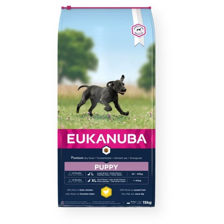 Krmivo Eukanuba Puppy Šteňa/junior Kurča