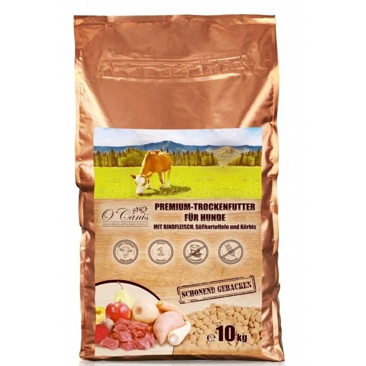 Krmivo O'canis Premium Teľacie mäso Dospelý Tekvica Sladký zemiak (batat) 10 kg