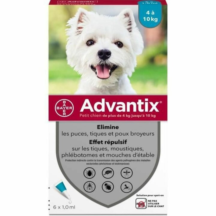Proti parazitom Advantix pes