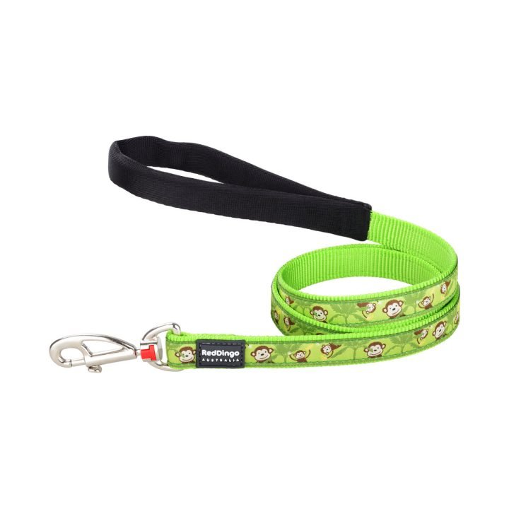 Vodítko pre psa Red Dingo STYLE MONKEY LIME GREEN