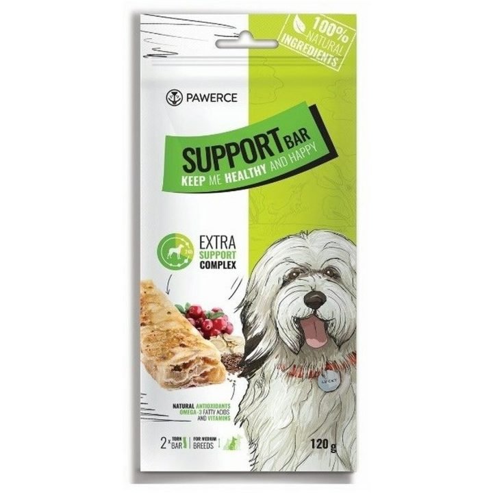 Maškrty pre psov Carry Petfood Support Čučoriedka Teľacie mäso 120 g