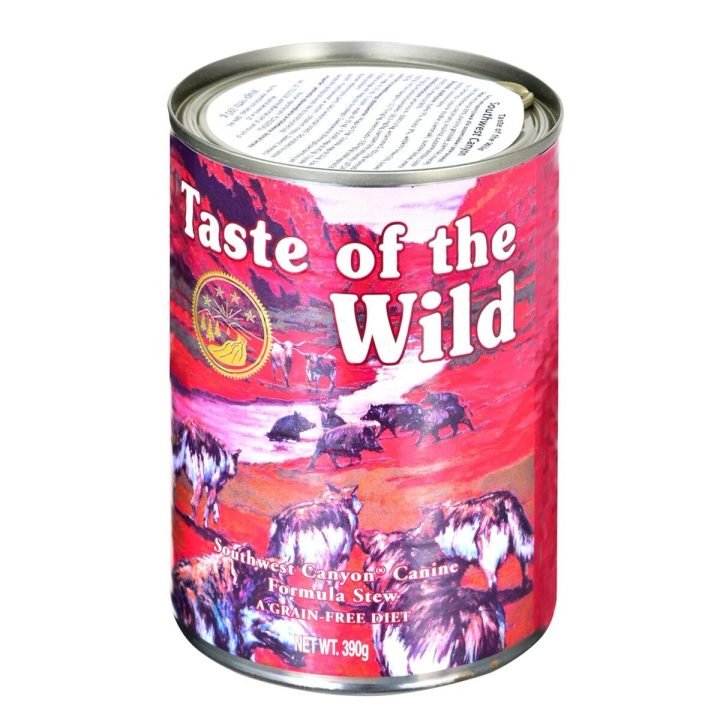 Mokré jedlo Taste Of The Wild Southwest Canyon Teľacie mäso Hovädzie mäso