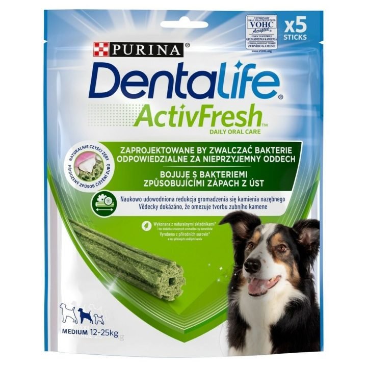 Maškrty pre psov Purina Active Fresh