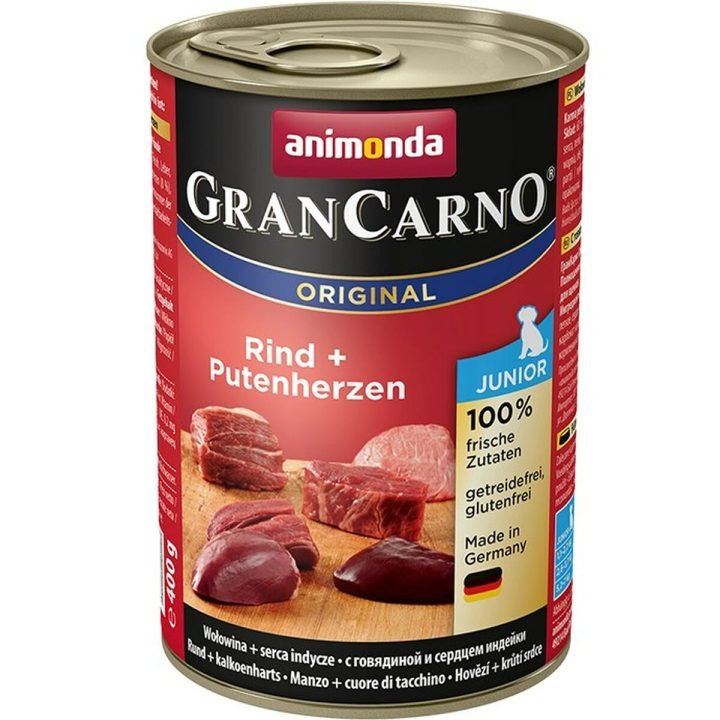 Mokré jedlo Animonda GranCarno Original Páv Teľacie mäso