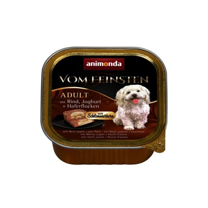 Mokré jedlo Animonda  Vom Feinsten Jablko Kurča Jogurt Teľacie mäso Prasa 150 g
