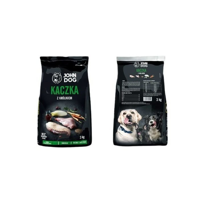 Krmivo John Dog Premium Kačica Králik 3 Kg