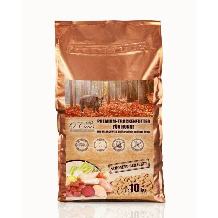 Krmivo O'canis Premium Cvikla Diviak Dospelý Sladký zemiak (batat) 10 kg