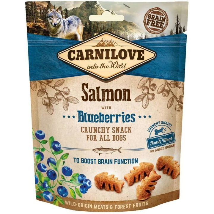 Maškrty pre psov Carnilove Fresh Crunchy Lososová Ryby 200 g
