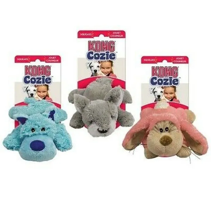 Hračky pre psy Kong Cozie Pastels Polyester Plyš Vnútro/Exteriér (1 Kusy)