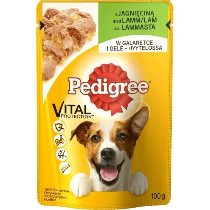 Mokré jedlo Pedigree 5900951249372 Baránok Pečeň 100 g 100 L